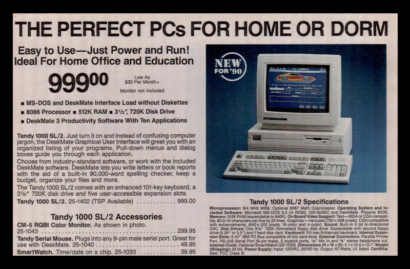 Tandy 1000 SL/2